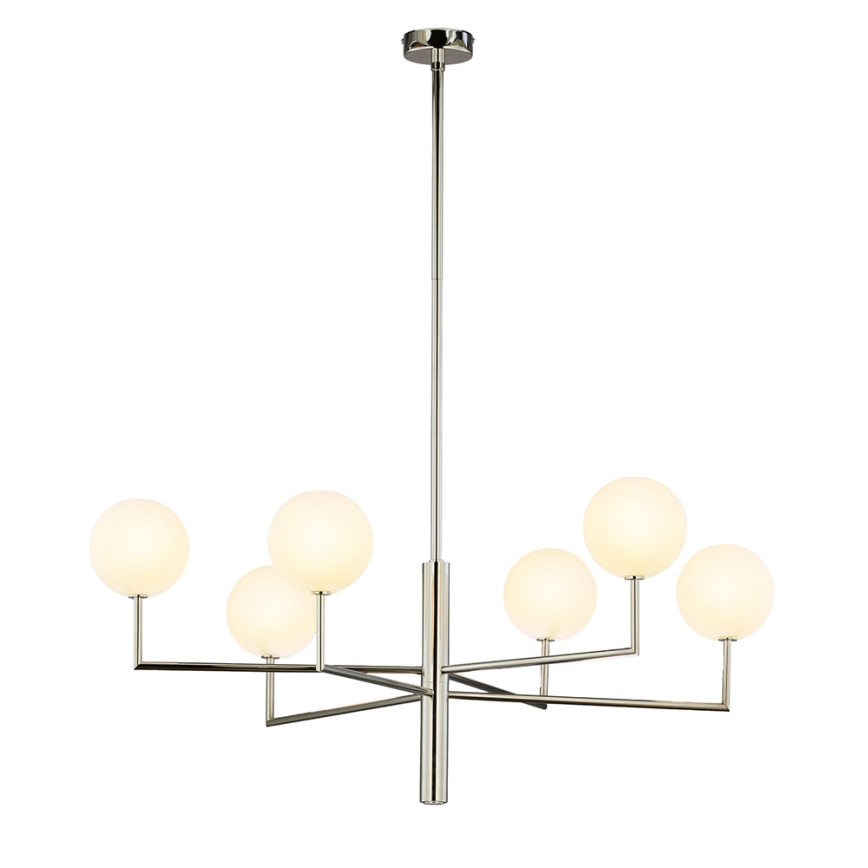 Jupiter 1935 - Candelabro suspenso FEME 6xG9/40W/230V cromado brilhante