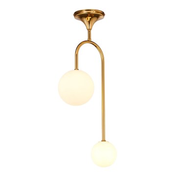 Jupiter 1940 - Candelabro montado à superfície SELEN 2xG9/40W/230V latão