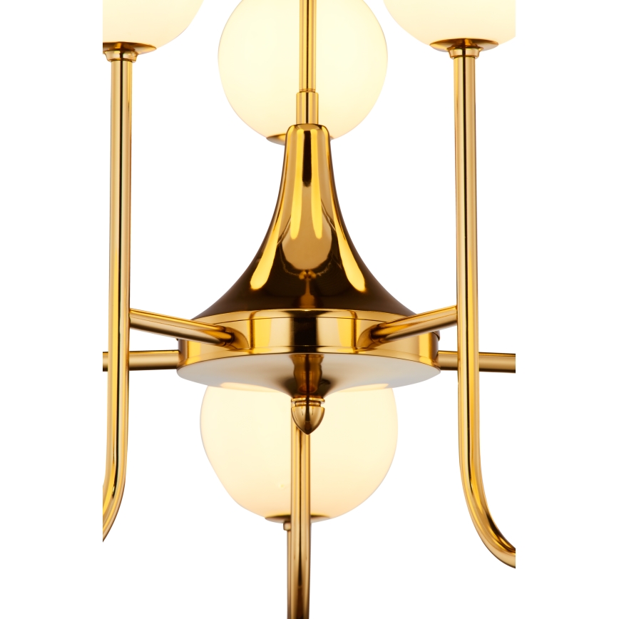 Jupiter 1942 - Candelabro suspenso SELEN 10xG9/40W/230V latão