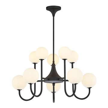 Jupiter 1948 - Candelabro suspenso SELEN 10xG9/40W/230V preto