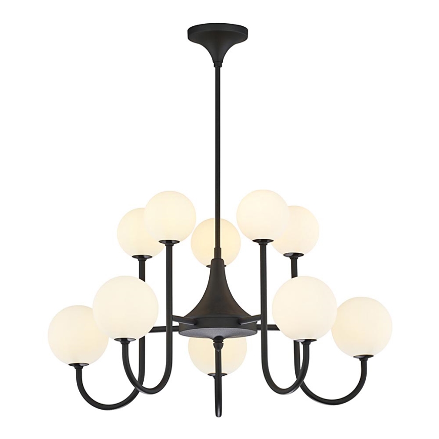 Jupiter 1948 - Candelabro suspenso SELEN 10xG9/40W/230V preto