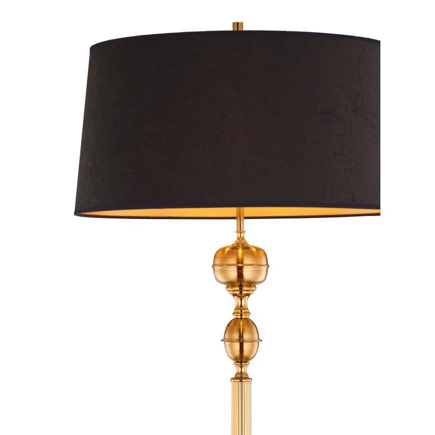 Jupiter 1955 - Candeeiro de chão BATUMI 1xE27/40W/230V preto/latão