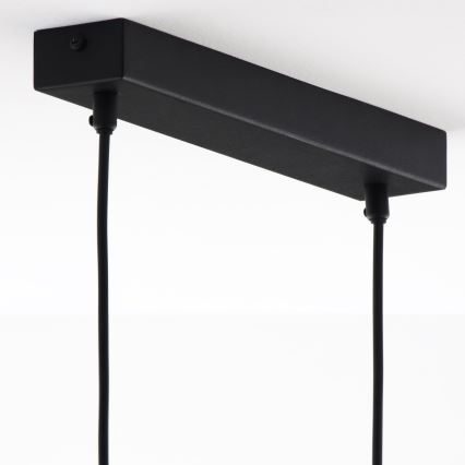 Jupiter 1990 - Candeeiro suspenso HANZA 3xG9/10W/230V preto/dourado