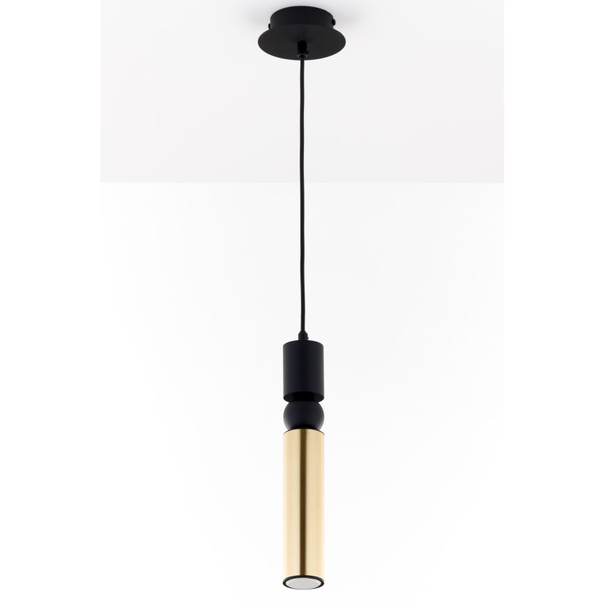 Jupiter 2006 - Candeeiro suspenso ALAS 1xGU10/10W/230V dourado/preto