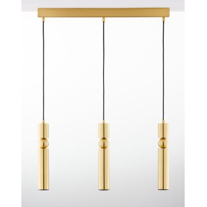 Jupiter 2010 - Candeeiro suspenso ALAS 3xGU10/10W/230V dourado