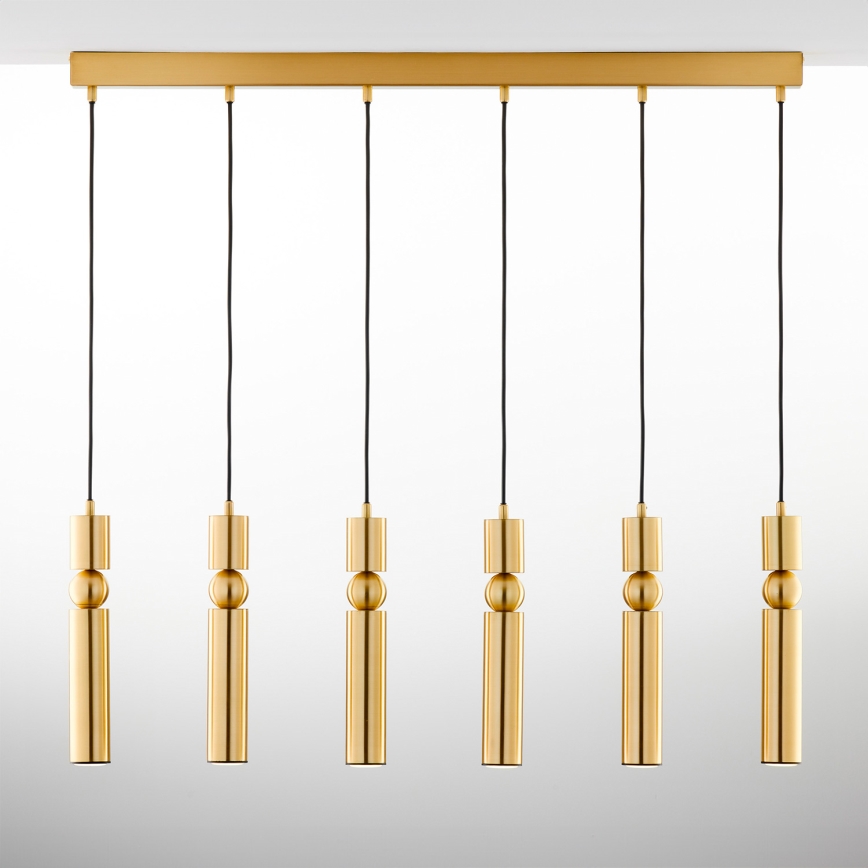 Jupiter 2011 - Candeeiro suspenso ALAS 6xGU10/10W/230V dourado