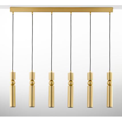 Jupiter 2011 - Candeeiro suspenso ALAS 6xGU10/10W/230V dourado