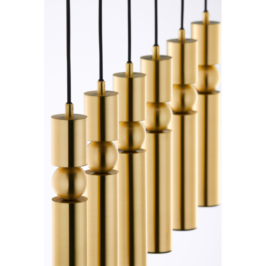 Jupiter 2011 - Candeeiro suspenso ALAS 6xGU10/10W/230V dourado