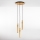 Jupiter 2019 - Candeeiro suspenso ALAS 3xGU10/10W/230V dourado