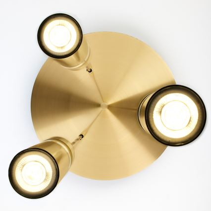 Jupiter 2019 - Candeeiro suspenso ALAS 3xGU10/10W/230V dourado