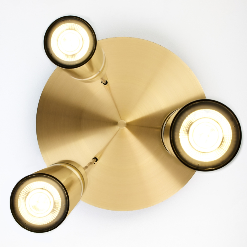 Jupiter 2019 - Candeeiro suspenso ALAS 3xGU10/10W/230V dourado