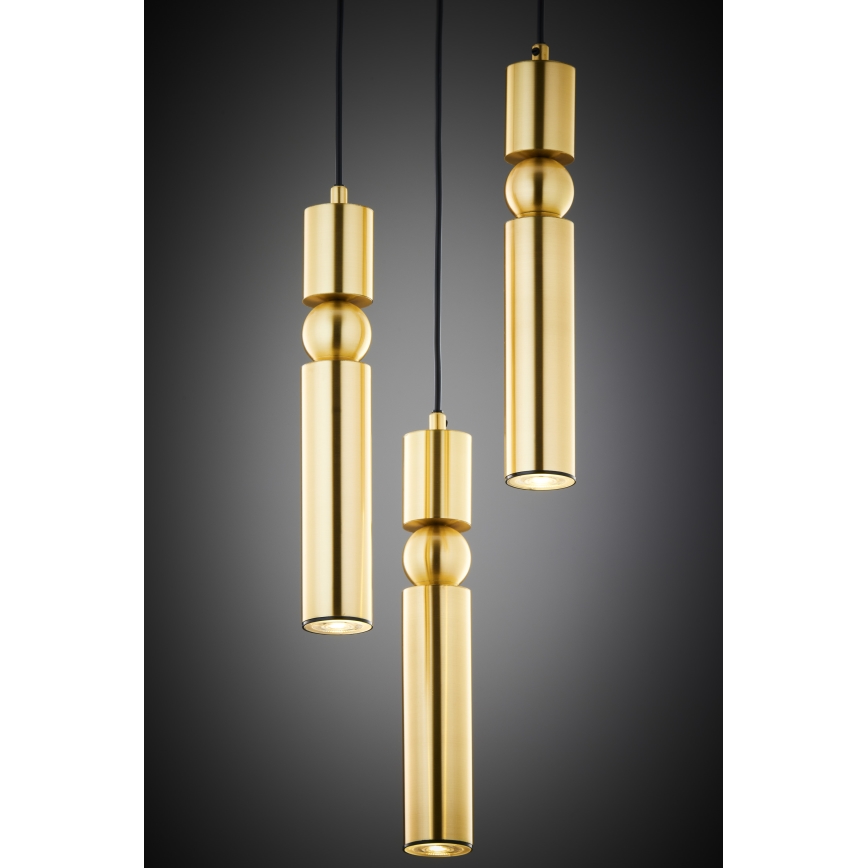 Jupiter 2019 - Candeeiro suspenso ALAS 3xGU10/10W/230V dourado