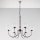 Jupiter 2022 - Candeeiro suspenso BRILLANTE 6xG9/10W/230V cromado brilhante