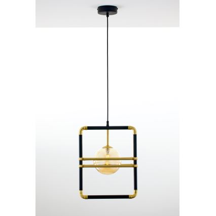 Jupiter 2025 - Candeeiro suspenso FIORI 1xG9/10W/230V preto/dourado/bege