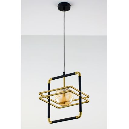 Jupiter 2025 - Candeeiro suspenso FIORI 1xG9/10W/230V preto/dourado/bege