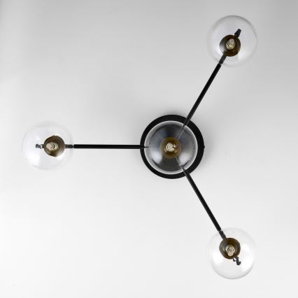Jupiter 2034 - Candeeiro integrado FIGARO 4xG9/10W/230V preto/dourado/bege/transparente