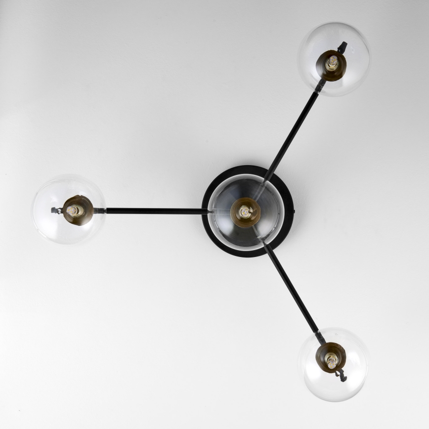 Jupiter 2034 - Candeeiro integrado FIGARO 4xG9/10W/230V preto/dourado/bege/transparente