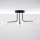 Jupiter 2039 - Candeeiro suspenso BURANO 3xG9/10W/230V preto/dourado/transparente