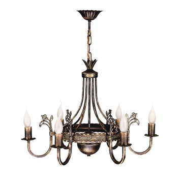 Jupiter 224 - KO 6 - Candelabro pendente KORONA 6xE14/40W/230V