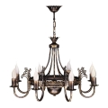 Jupiter 225 - KO 8 - Candelabro pendente KORONA 8xE14/40W/230V