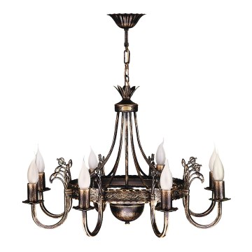 Jupiter 225 - KO 8 - Candelabro suspenso KORONA 8xE14/40W/230V