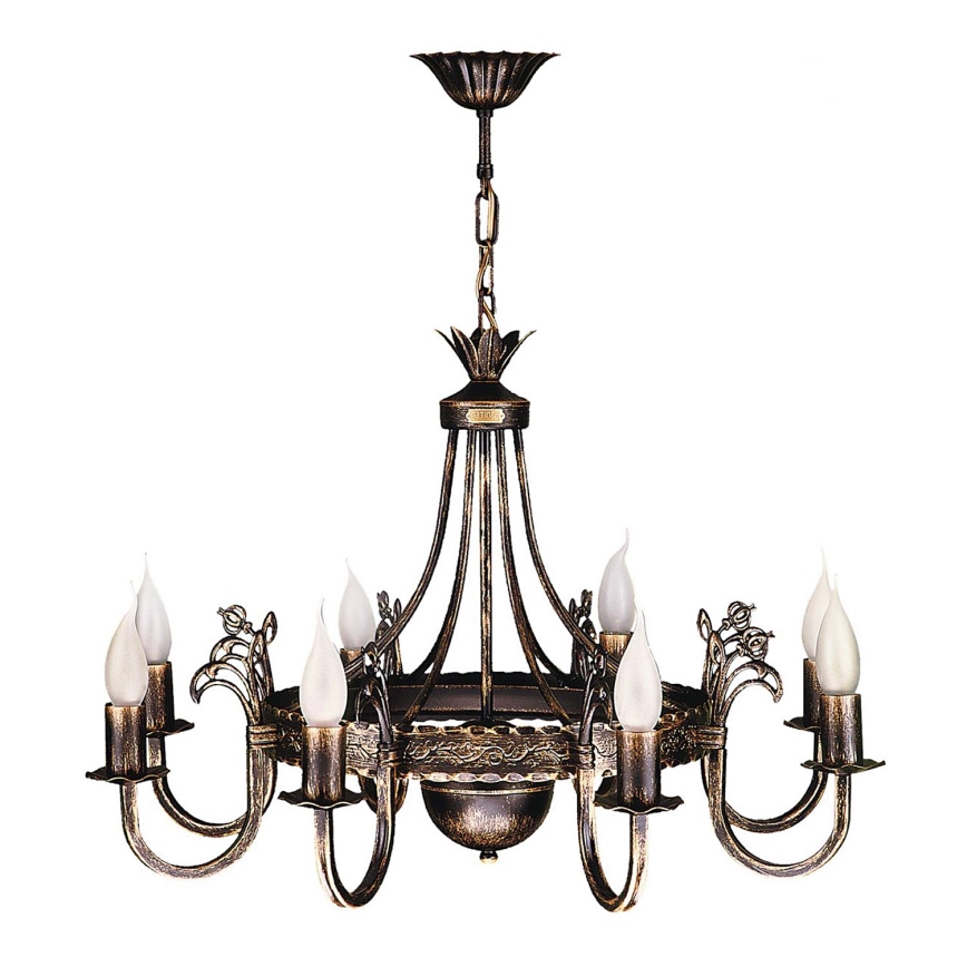 Jupiter 225 - KO 8 - Candelabro suspenso KORONA 8xE14/40W/230V
