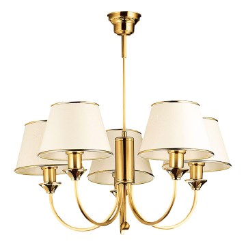 Jupiter 286 - CL 5 - Candelabro pendente CLASSIC 5xE27/60W/230V