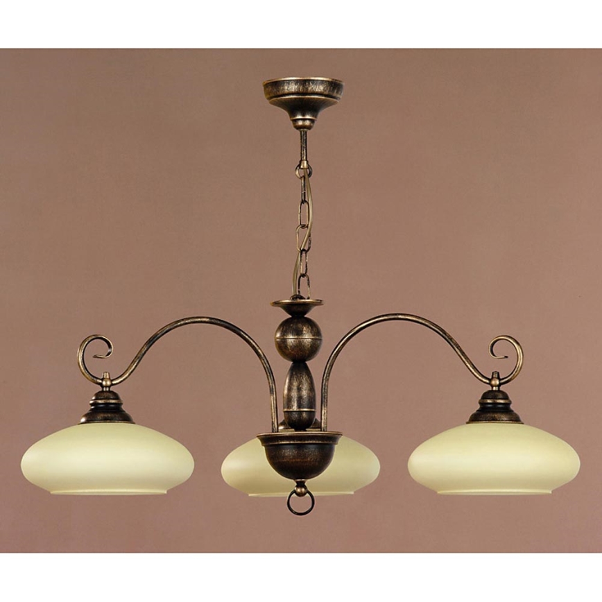 Jupiter 391 BO-3 - Candelabro numa corrente BOLERO 3xE27/60W/230V