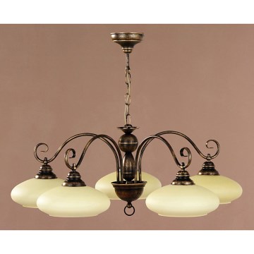 Jupiter 393 - BO-5 - Candelabro numa corrente BOLERO 5xE27/60W/230V