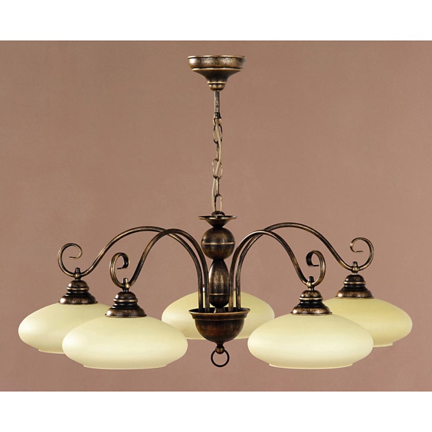 Jupiter 393 - BO-5 - Candelabro numa corrente BOLERO 5xE27/60W/230V