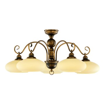 Jupiter 399 - BO-5-PL - Candelabro integrado BOLERO 5xE27/60W/230V