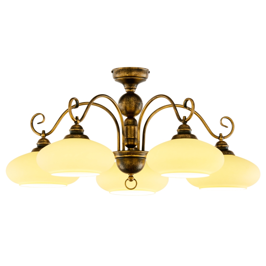 Jupiter 399 - BO-5-PL - Candelabro integrado BOLERO 5xE27/60W/230V