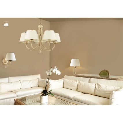 Jupiter 517 - LAL - Lâmpada de mesa LAURA 1xE27/60W/230V