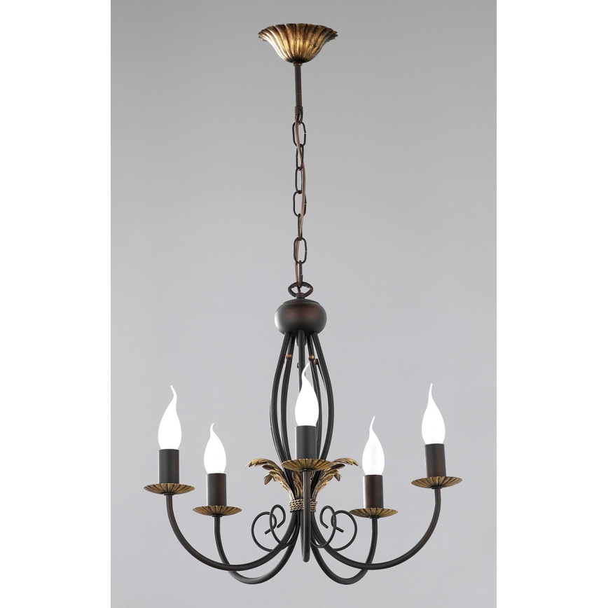 Jupiter 592 - PR 5 -  Candelabro numa corrente PORTO 5xE14/40W/230V