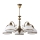 Jupiter 624 - ZU 5 - Candelabro pendente ZEUS 5xE27/60W/230V