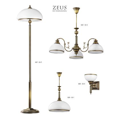Jupiter 624 - ZU 5 - Candelabro pendente ZEUS 5xE27/60W/230V