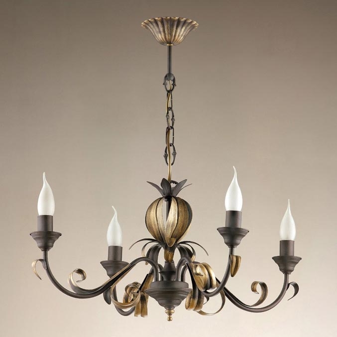 Jupiter 740 - Candelabro pendente numa corrente LIMA 4xE14/40W/230V