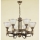 Jupiter 791 - FR 6 - Candelabro pendente FRYDERYK 6xE27/60W/230V
