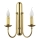 Jupiter 880-CEK2 - Luz de parede CEZAR 2xE14/40W/230V Bronze mate