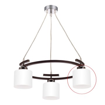 Jupiter - Vidro de substituição para candeeiro BASCO E27 diâmetro 13 cm branco