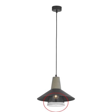 Jupiter - Vidro de substituição para candelabro BONDY E27 diâmetro 22 cm transparente