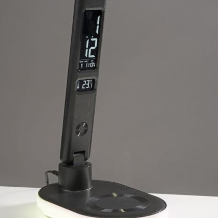 JUST LIGHT. 11018-18 - Candeeiro de mesa táctil LED RGBW com regulação e carregamento sem fios TINA LED/4W/230V