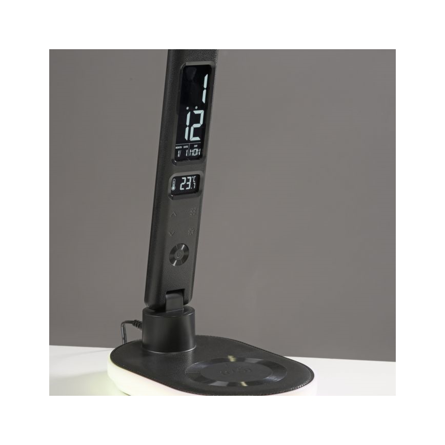 JUST LIGHT. 11018-18 - Candeeiro de mesa táctil LED RGBW com regulação e carregamento sem fios TINA LED/4W/230V