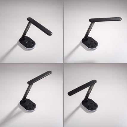 JUST LIGHT. 11018-18 - Candeeiro de mesa táctil LED RGBW com regulação e carregamento sem fios TINA LED/4W/230V