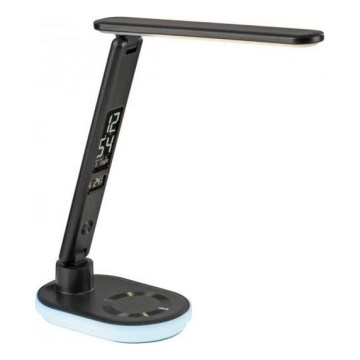 JUST LIGHT. 11018-18 - Candeeiro de mesa táctil LED RGBW com regulação e carregamento sem fios TINA LED/4W/230V