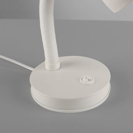 JUST LIGHT. 11080-16 - Candeeiro de secretária flexível FLEXI 1xE27/25W/230V branco