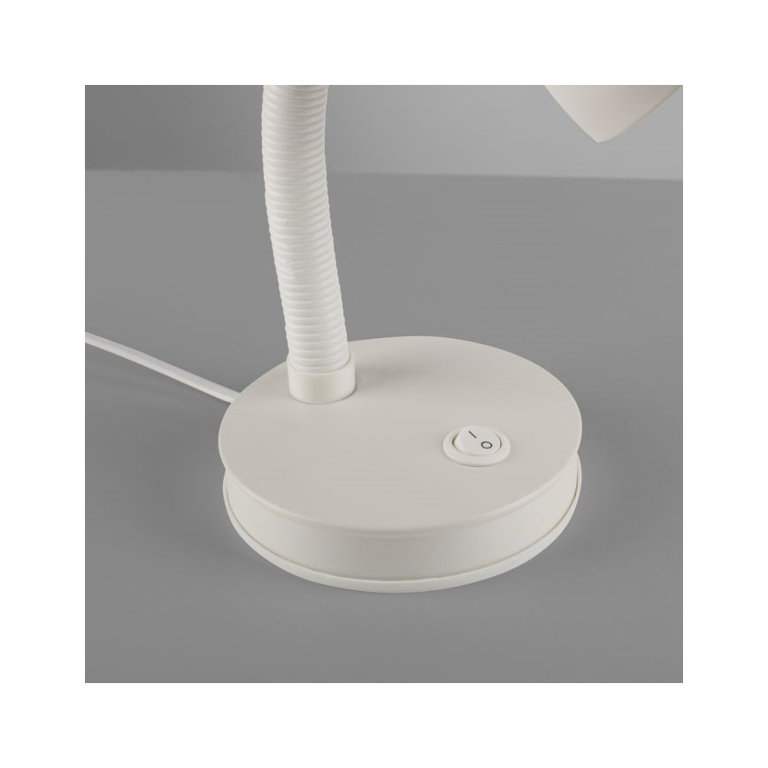 JUST LIGHT. 11080-16 - Candeeiro de secretária flexível FLEXI 1xE27/25W/230V branco
