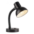 JUST LIGHT. 11080-18 - Candeeiro de mesa flexível FLEXI 1xE27/25W/230V preto