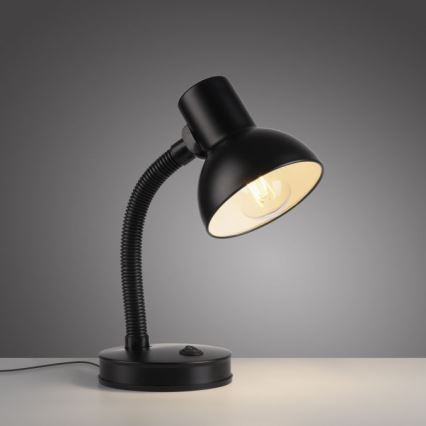 JUST LIGHT. 11080-18 - Candeeiro de mesa flexível FLEXI 1xE27/25W/230V preto