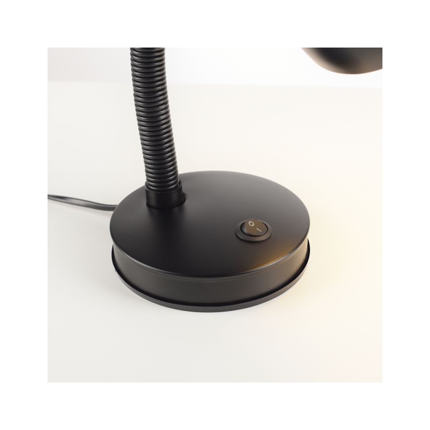JUST LIGHT. 11080-18 - Candeeiro de mesa flexível FLEXI 1xE27/25W/230V preto